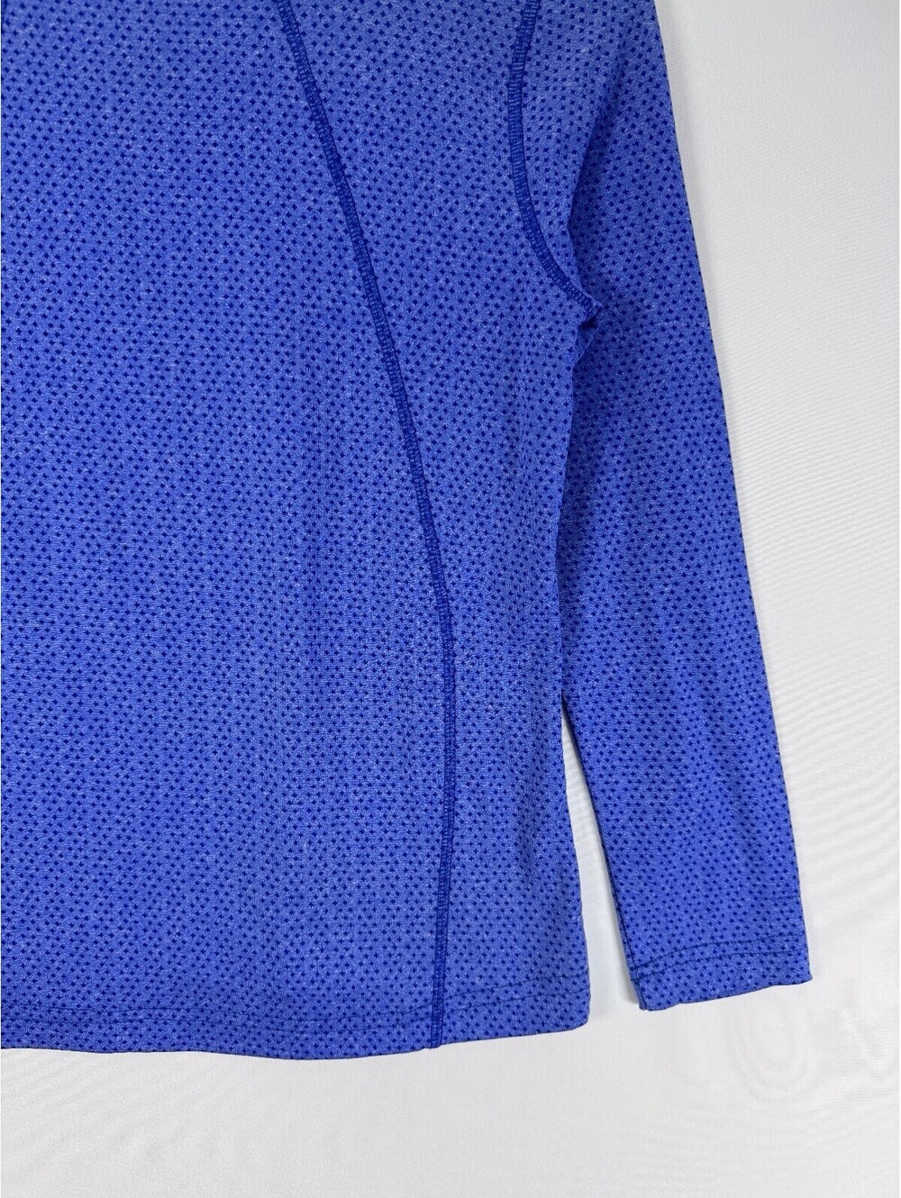 Talbots Active Top Women Petite Small Blue Long Sleeve Mesh Quick Dry Workout - Picture 4 of 6
